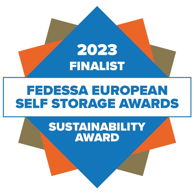 FEDESSA European Self Storage Award Finalist 2023: Sustainability Award