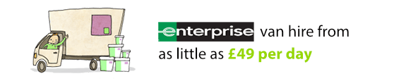 Enterprise van hire from as little as £49 per day